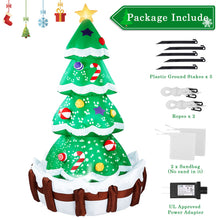 Load image into Gallery viewer, CAMULAND 7ft Giant Inflatable Christmas Tree with Built-in LED Lights, Blow Up Inflatable Christmas Decorations for Indoor and Outdoor Use