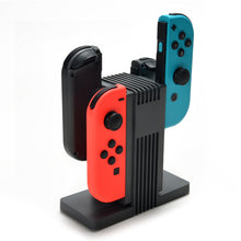 Load image into Gallery viewer, Agptek 4-in-1 Nintendo Switch Joy-Cons Charging Station, Professional Charging Dock and Store Stand with LED indicator, Charge Up to 4 Joy-Cons, 1.2M TYPE-C USB Cable included, Gray