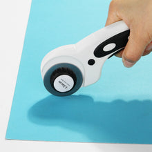 Load image into Gallery viewer, AGPtek 45mmRotary Cutter with 7 Replacement Rotary Blades & Safety Lock for Precise Cutting Ideal for Sewing Fabric Leather Quilting & More