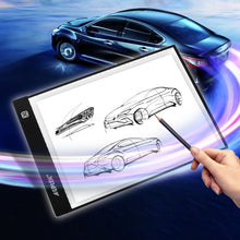 Load image into Gallery viewer, A4 Size LED Artcraft Tracing Light Pad Box Tatoo Aniamtion Sketching Designing Stencilling