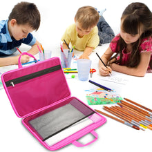 Load image into Gallery viewer, Laptop Sleeve, IMAGE 14 Inch Laptop Sleeve Travel Storage Case Pouch Cover with Pockets, Protective Sleeve Case for A4 Tracing Pad, Computer Notebook, Ultrabook and Macbook Air (Pink)