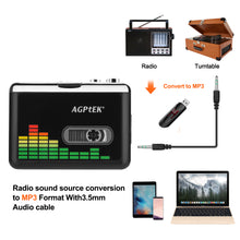Load image into Gallery viewer, Portable Cassette Audio Music Player Tape-To-MP3 Converter Cassette Recorder