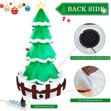 Load image into Gallery viewer, CAMULAND 7ft Giant Inflatable Christmas Tree with Built-in LED Lights, Blow Up Inflatable Christmas Decorations for Indoor and Outdoor Use