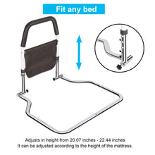 Load image into Gallery viewer, Safety Guard Bed Assist Rails Elderly Adult Adjustable Support Handle Handicap