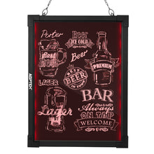 Load image into Gallery viewer, AGPtek 24"×16" LED Message Board Illuminated Erasable with Remote Control
