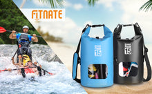 Load image into Gallery viewer, 15L Waterproof Lightweight Dry Bag Rafting Boating Camping Hiking Blue
