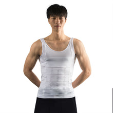 Load image into Gallery viewer, Men's Body Shaper For Men Slimming Shirt Tummy Waist Vest lose Weight Sport Training