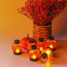 Load image into Gallery viewer, 12 Packs LED Pumpkin Tealights Smokeless Candles Halloween Chrismas Parties