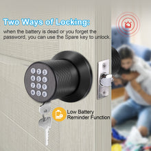 Load image into Gallery viewer, Keyless Smart Lock Digital Door Lock with Keypad & Spare Keys