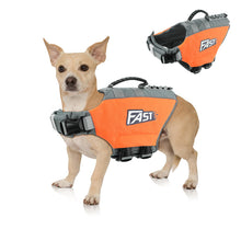 Load image into Gallery viewer, M Size Dog Life Jacket Reflective Safety Vest with Adjustable Buckles & Durable Rescue Handle Swimming Surfing Boating