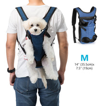 Load image into Gallery viewer, Ownpets Legs Out Front Dog Carrier, Hands-Free Adjustable Pet Carrying Backpack, Ideal for Small & Medium Cat, Dog Puppy Doggie (M)