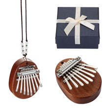 Load image into Gallery viewer, 2Pcs Acrylic Kalimba Mahogany Finger Thumb Piano 8 Keys Gifts for Kids Adults