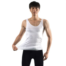 Load image into Gallery viewer, Men's Body Shaper For Men Slimming Shirt Tummy Waist Vest lose Weight Sport Training