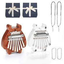 Load image into Gallery viewer, 2Pcs Finger Thumb Piano Mini Kalimba with 8 Keys Gifts for Kids Adults Beginners