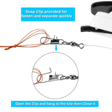 Load image into Gallery viewer, 3D Kite Huge Frameless Soft Parafoil Giant Dolphin Blue