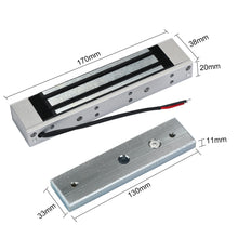 Load image into Gallery viewer, RFID Door Access Control System Kit 350LB Electric Magnetic Lock + Power Supply + Entry Keypad + 10 Key Fobs