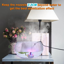 Load image into Gallery viewer, 12LED Changing Color Mist Maker Fogger Mist Generator Large Capacity Of Mist Perfect for Halloween and other Holidays