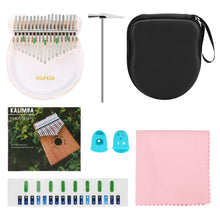 Load image into Gallery viewer, Kalimba 17 Keys Thumb Piano Transparent Acrylic Tuning Hammer Musical Instrument