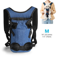 Load image into Gallery viewer, Ownpets Legs Out Front Dog Carrier, Hands-Free Adjustable Pet Carrying Backpack, Ideal for Small & Medium Cat, Dog Puppy Doggie (M)