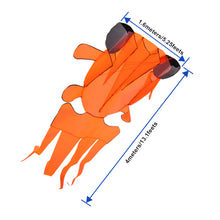 Load image into Gallery viewer, 3D Orange Goldfish Kite Frameless Soft Giant Parafoil Great for Outdoor Games and Activities