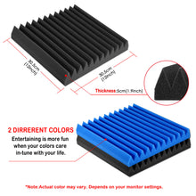 Load image into Gallery viewer, 12Packs Sound Proof Padding Acoustic Foam Panels for Studio Kid’s Room Office Podcast Recording