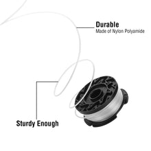 Load image into Gallery viewer, Replacement Spool AGPtEK Line String Trimmer Replacement Spools Compatible with Black and Decker AF-100 Weed Eater Spool 10 Packs