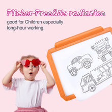 Load image into Gallery viewer, Orange A4 Led Tracing Light Pad Box Dimmable Brightness Drawing Sketching Animation