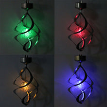 Load image into Gallery viewer, AGPtEK Solar Power LED Color Changing Wind Chime for Outdoor Garden Courtyard