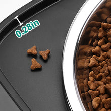 Load image into Gallery viewer, Ownpets Elevated Dog Bowls, Raised Food and Water Bowls with Adjustable Stand, No Spill Stainless Steel Pet Bowls with 4 Heights for Small, Medium & Large Dogs