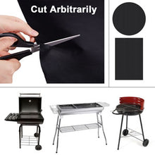 Load image into Gallery viewer, IMAGE BBQ Grill Mat Set of 3, one Large 16" x71”, 2 pcs 16"x13", 100% Non-Stick Grill Mats for Outdoor Grill, Reusable, Heat Resistant, PFOA Free for Gas Grill, Charcoal, Electric Grill and Oven