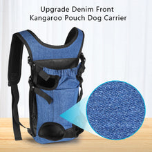 Load image into Gallery viewer, Ownpets Legs Out Front Dog Carrier, Hands-Free Adjustable Pet Carrying Backpack, Ideal for Small & Medium Cat, Dog Puppy Doggie(L)