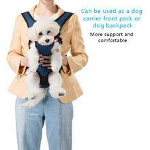Load image into Gallery viewer, Ownpets Legs Out Front Dog Carrier, Hands-Free Adjustable Pet Carrying Backpack, Ideal for Small & Medium Cat, Dog Puppy Doggie(L)
