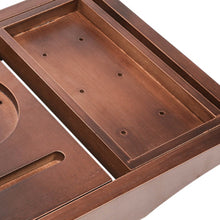 Load image into Gallery viewer, Expandable Bamboo Bathtub Caddy Bath Tub Organizer Tray