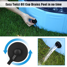Load image into Gallery viewer, OWNPETS Foldable Pet Pool, Portable Dog Swimming Bathing Pool, Non-Slip Multi-Purpose Kiddie Pool Bathtub for Kids, Dogs, Cats, Pigs & More Pets