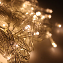 Load image into Gallery viewer, Curtain Icicle Lights, AGPtEK 3M X 3M 8 Modes Warm White Fairy String Lights for Christmas Wedding Home Garden Outdoor Window (300 LED)