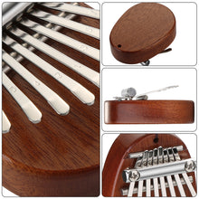 Load image into Gallery viewer, 2Pcs Acrylic Kalimba Mahogany Finger Thumb Piano 8 Keys Gifts for Kids Adults