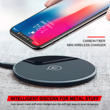 Load image into Gallery viewer, Qi Fast Wireless Charger Charging Pad For iPhone X 8 Plus & Galaxy S9 S8 Note 8