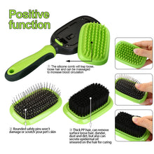 Load image into Gallery viewer, 5 In 1 Pet Brush Set Pet Grooming Shedding Massage Combs for Dogs & Cats Removes Undercoat Dander Dirt