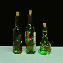 Load image into Gallery viewer, 3pcs Wine Bottle Cork Lights Copper Led Light Strips Rope Lamp Kit DIY Colorful