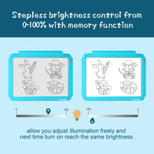 Load image into Gallery viewer, A4 Bule Led Tracing Light Pad Box Memory Function Drawing Sketching Animation