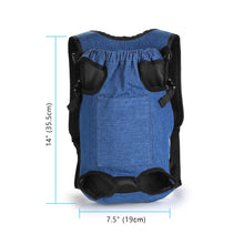 Load image into Gallery viewer, Ownpets Legs Out Front Dog Carrier, Hands-Free Adjustable Pet Carrying Backpack, Ideal for Small & Medium Cat, Dog Puppy Doggie (M)
