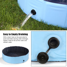 Load image into Gallery viewer, OWNPETS Foldable Pet Pool, Portable Dog Swimming Bathing Pool, Non-Slip Multi-Purpose Kiddie Pool Bathtub for Kids, Dogs, Cats, Pigs & More Pets M size