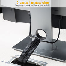 Load image into Gallery viewer, 6 Packs Cable Sleeve Wrap Cover Organization Management Zipper TV Computer Home Electronics