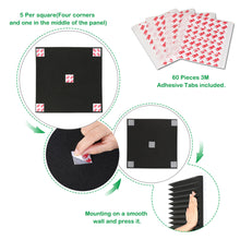 Load image into Gallery viewer, 12Packs Sound Proof Padding Acoustic Foam Panels for Studio Kid’s Room Office Podcast Recording