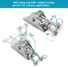Load image into Gallery viewer, Swing Hanger Set Brackets Suspension Hook 360°Rotation for Yoga Seat Hammock Chair