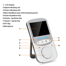 Load image into Gallery viewer, Fitnate® Wireless Video Baby Monitor with Digital Camera, Night Vision Temperature Monitoring & 2 Way Talkback System, Built-in Remote Lullabies, More Strong Signal, Larger Monitor