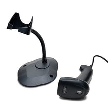 Load image into Gallery viewer, AGPtek Automatic Sensing and Scan Handheld Barcode Scanner, with Optical Laser, Long Range, Standing Bracket, for Windows, Mac, and Linux