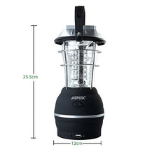 Load image into Gallery viewer, Solar Lantern, AGPtek 5 Mode Hand Crank Dynamo 36 LED Rechargeable Camping Lantern Emergency Light, Ultra Bright LED Lantern - Car Charge - Camping gear for Hiking Emergencies Hurricane Outages