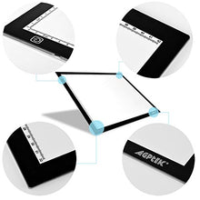 Load image into Gallery viewer, AGPtek A4 Ultra-thin Portable LED Artcraft Tracing Light Pad Light Box USB Power Cable Dimmable Brightness Tatoo Pad Aniamtion, Sketching, Designing, X-ray Viewing W/ USB Adapter (PSE Approval )