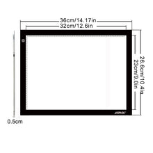 Load image into Gallery viewer, A4 LED Artcraft Tracing Light Pad Light Box Tatoo Pad Aniamtion Sketching Designing Stencilling